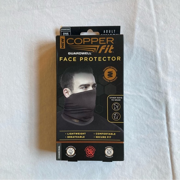 guardwell Accessories New Guardwell Copper Fit Face Protector Upf